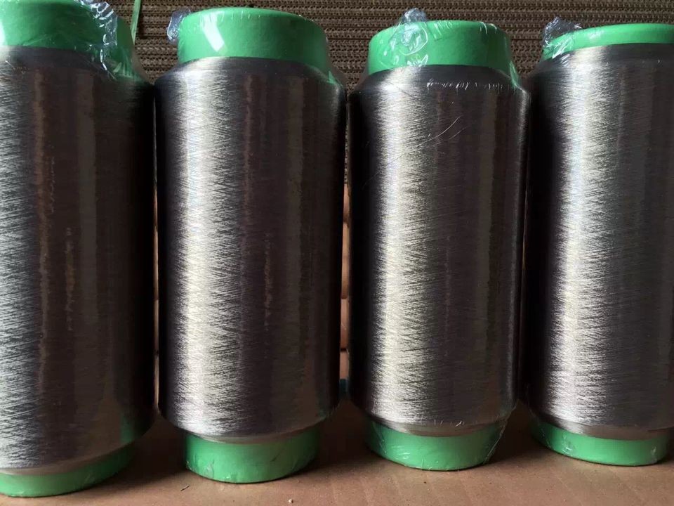 40D,70D,100D,140D,200D,silver coated nylon conductive yarn