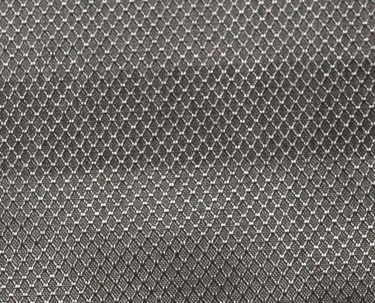EMF protection xstatic 100silver fiber diamond lattice conductive fabric