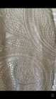 emf shielding silver jacquard mesh fabric