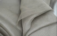 silver conductive fabric stretch knitted