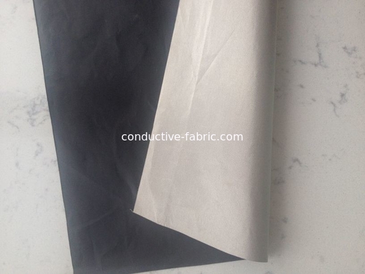 one side black rfid shielding anti electromagnetic radiation nickel copper conductive fabric