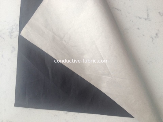 one side black rfid shielding anti electromagnetic radiation nickel copper conductive fabric