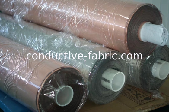 emf shielding conductive fabric Ni-Cu silver and gold fabric China manufacturer