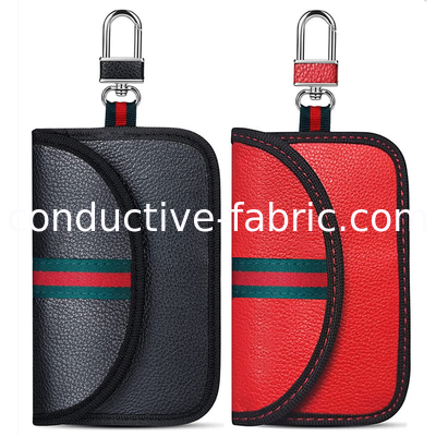 signal stop anti spy RF shielding car key pouch