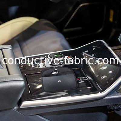 signal stop anti spy RF shielding car key pouch