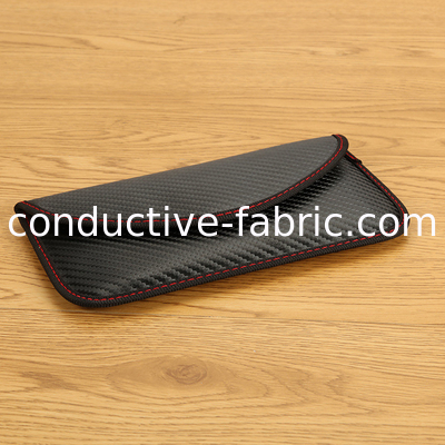 signal stop RFID blocking anti electromagnetic carbon fiber pouch