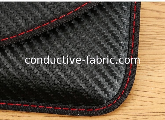 signal stop RFID blocking anti electromagnetic carbon fiber pouch