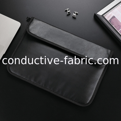 emf shielding anti RFID anti spy PU laptop bag