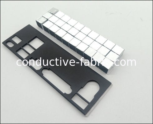 emi, emc, shielding fabric over foam, emi conductive fabric, conductive foam