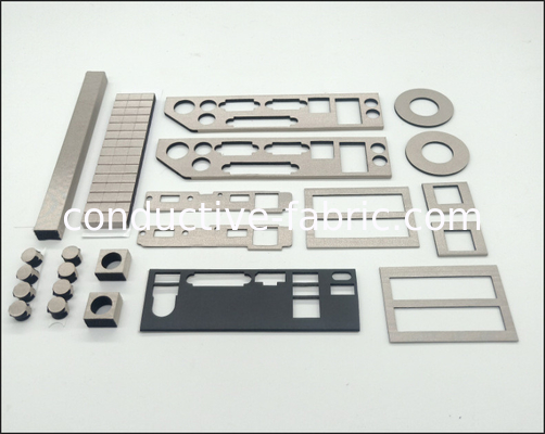 emi, emc, shielding fabric over foam, emi conductive fabric, conductive foam