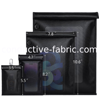 flame retardant rfid blocking emf protection faraday bag
