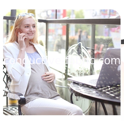 EMF Protection Clothing Silver Fiber Maternity Dress for Radiation Shielding
