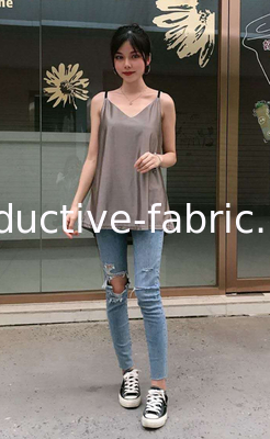 Silver Fiber pregnant top Dress for Protection from Electromagnetic Radiation Sources