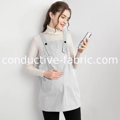 European and American popular metallic fiber anti electromagntic radiation pregnant dress