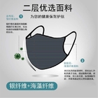 conductive antimicrobial silver fiber fabric for anti-virus face mask