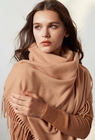 EMF shielding scarf with silver lining for multiple use