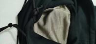 anti-EMF hoody cotton+silver EMF shielding hoodies black and grey