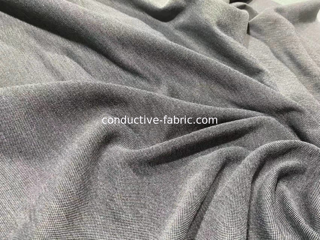 two-way stretch stainless steel fiber conductive fabric for conductive insole and clothing