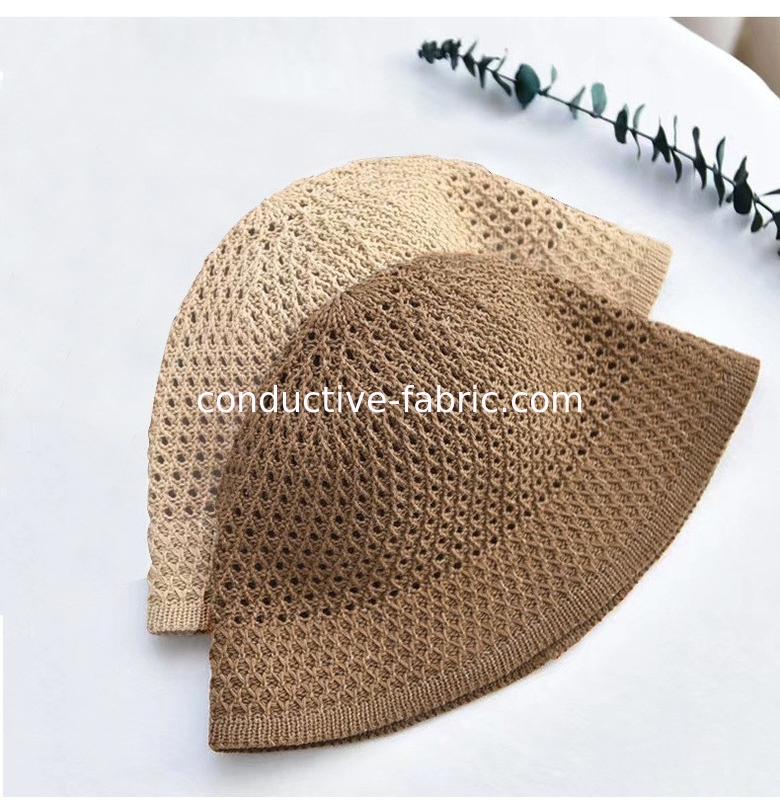 5G shield radiation protection Summer hat with silver lining