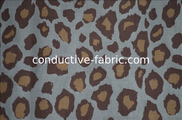 50%silver fiber emi shielding radiation proof fabric with printings
