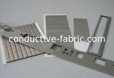 conductive fabric, conductive fabric over foam, emi shielding products