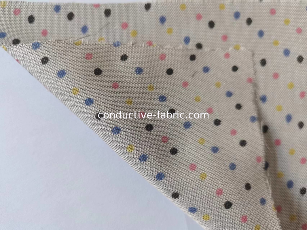 silver poly color fabric for EMF protection 5G clothing