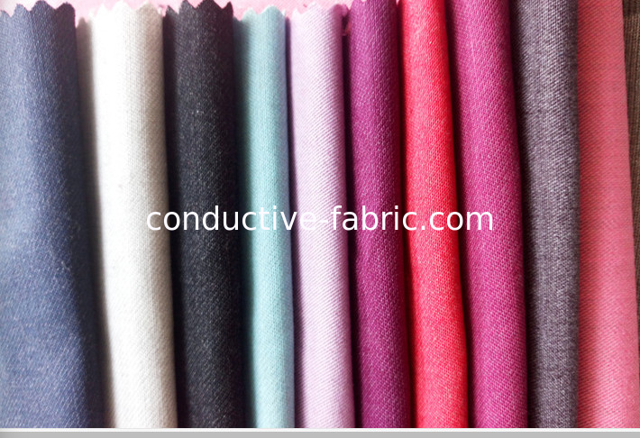 Blending cotton+ stainless steel fiber fabric for EMF protection curtains and clothing 30DB