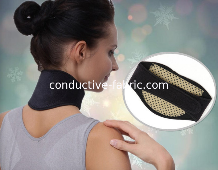 FAR-IR tourmaline self-heating anion health care neck protective belt
