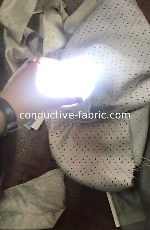 EMF fabric shield electromagnetic radiation silver fiber conductive fabric 50DB