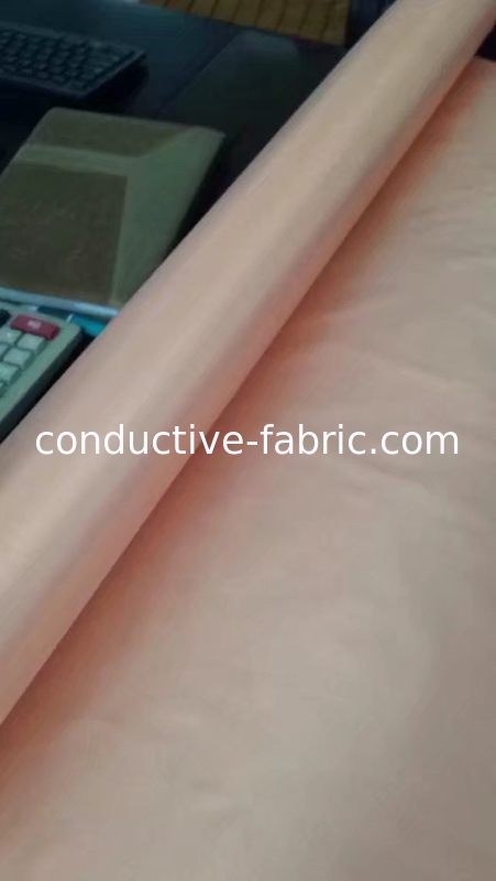 RFID blocking rf shielding conductive copper fabric gold fabric 80DB