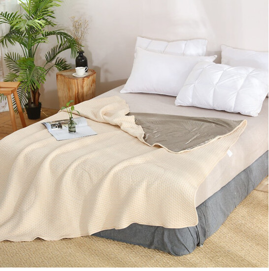 EMF shielding blanket for adult organic cotton+silver